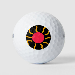 Niedliche Sonne Golfball