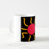 Niedliche Sonne Kaffeetasse (Vorderseite Links)