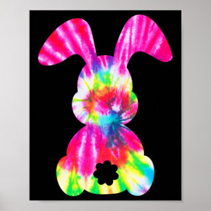 Niedliche Sonne - Kaninchen Gefärbte Krawatte Bow Poster