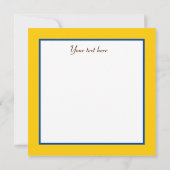 Niedliche Sonne Mitteilungskarte (Rückseite)