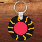 Niedliche Sonne Schlüsselanhänger (Vorderseite)