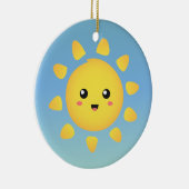 Niedliche Sonne Sie sind mein Sonnenschein-Zitat Keramikornament (Rechts)