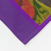 Niedliche Sonne und Mond mit Tulip Designed Fleecedecke (Ecke)