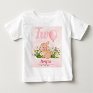 Niedliche Sonne verwandelt zwei rosa Mädchen zum z Baby T-shirt