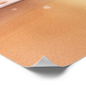 Niedliche Sonnenaufgang am Strand Poster (Ecke)