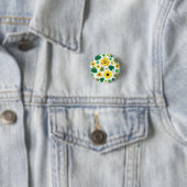 Niedliche Sonnenblume Button (Beispiel)