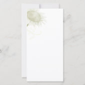 Niedliche Sonnenblume Hochzeit Speichern Sie die D Save The Date (Rückseite)