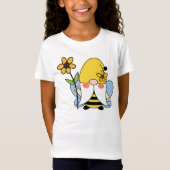 Niedliche Sonnenblume Hummel Gnome T - Shirt (Vorderseite)