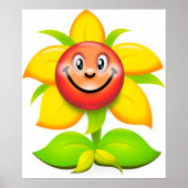 Niedliche Sonnenblume Poster (Vorne)