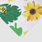 Niedliche Sonnenblume Seidenpapier (Detail)