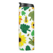 Niedliche Sonnenblume Thermosbecher (Nach rechts gedreht)