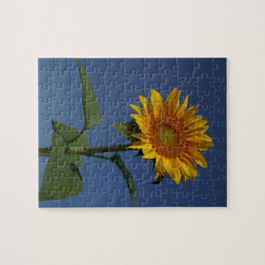 niedliche Sonnenblumenlandschaft Puzzle (Horizontal)