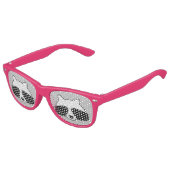 Niedliche Sonnenbrille aus Party von Kokospalmen (Schrägansicht)