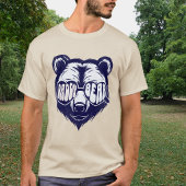 Niedliche Sonnenbrille Blue Daddy Bear T - Shirt