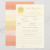 Niedliche Sonnenschein-Babyduschberatung und -vorh