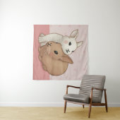 Niedliche Sonnenstrahlen Wandteppich (Beispiel (Horizontal))