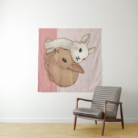 Niedliche Sonnenstrahlen Wandteppich (Beispiel (Horizontal))