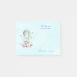 Niedliche Sonnenterrasse in einem Heißluftballon B Post-it Klebezettel