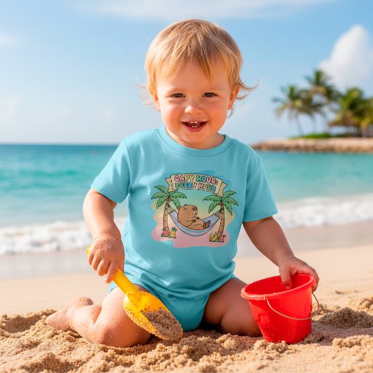 Niedliche Sonnenuntergang Capybara:Cape Hour: Jede