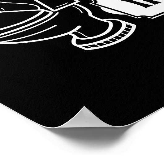 Niedliche, sonnige Badevorschriften Poster (Ecke)