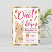 Niedliche sonnige Geburtstagseinladung für Mädchen Einladung (Stehend Vorderseite)