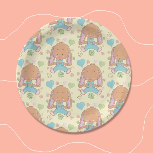 Niedliche, sonnige, gelbe Rundpapierplatte Pappteller