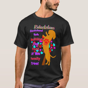 Niedliche, sonnige Lässige Dackel regiert den Baum T-Shirt