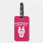 Niedliche sonnige Lieben Sie Liebe Geständnis Gepäckanhänger (Rückseite vertikal)