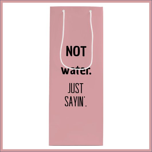 Niedliche sonnige Rose farbig Geschenktüte Für Weinflaschen