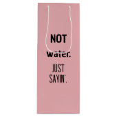 Niedliche sonnige Rose farbig Geschenktüte Für Weinflaschen (Vorderseite)