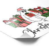 Niedliche, sonnige Weihnachten Fotodruck (Ecke)