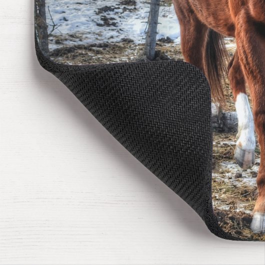Niedliche Sorrel Mare und Branches Geschenk für Pf Mousepad (Ecke)