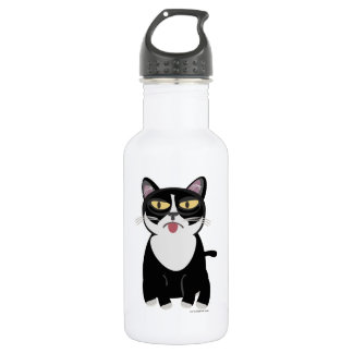 Niedliche Sourpuss Cartoon-Katze Trinkflasche