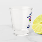 Niedliche Sozialarbeit - Sozialarbeiter Schnapsglas (Links)