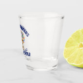 Niedliche Sozialarbeit - Sozialarbeiter Schnapsglas (Rechts)