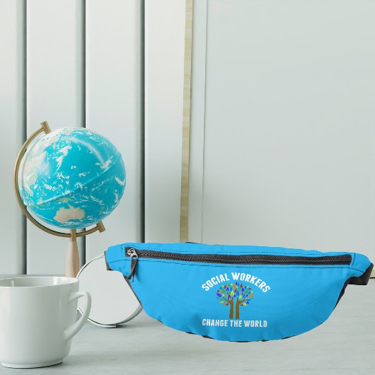 Niedliche soziale Arbeit Inspiration Zitat Bauchtasche