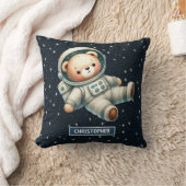 Niedliche Space Teddy Bear Kissen Individuelle Nam (Decke)