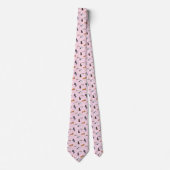 Niedliche Spaniels Hunde Muster Neck Tie Krawatte (Vorderseite)
