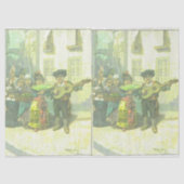 Niedliche Spanische Motif-Decodierung und Geschenk Seidenpapier (Vorderseite)