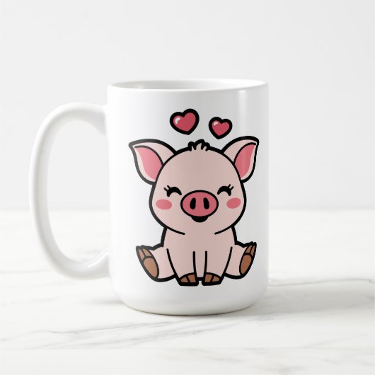 Niedliche Sparkasse Kaffeetasse (Links)