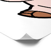 Niedliche Sparkasse Poster (Ecke)