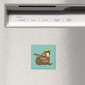 Niedliche Sparrow Chocolate Ei Happy Oaster Magnet (In Situ (Geschirrspüler))