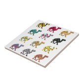 Niedliche Spaßkamele Fliese (Seite)