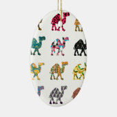 Niedliche Spaßkamele Keramik Ornament (Rechts)