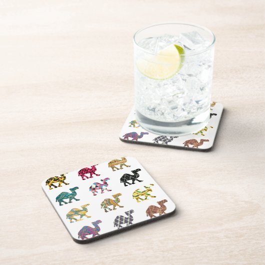 Niedliche Spaßkamele Untersetzer (Rechte Seite)