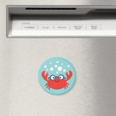 Niedliche Specky Crab Illustration Magnet (In Situ (Geschirrspüler))