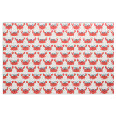 Niedliche Specky Crab Illustration Stoff (Fat Quarter (45,7 x 55,9 cm))