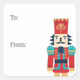 Niedliche Spendenmarken für Wasserfarben Quadratischer Aufkleber