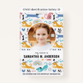 Niedliche spielerische Hunde - benutzerdefinierte Ausweis (Vorderseite)