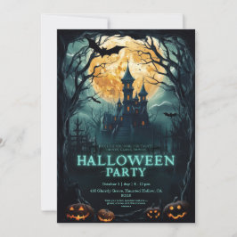 Niedliche Spielvibes Halloween Einladung